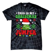 Ugly Christmas Xmas Party This Is My Christmas Jumper Gift Tie-Dye T-Shirt