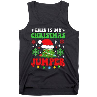 Ugly Christmas Xmas Party This Is My Christmas Jumper Gift Tank Top