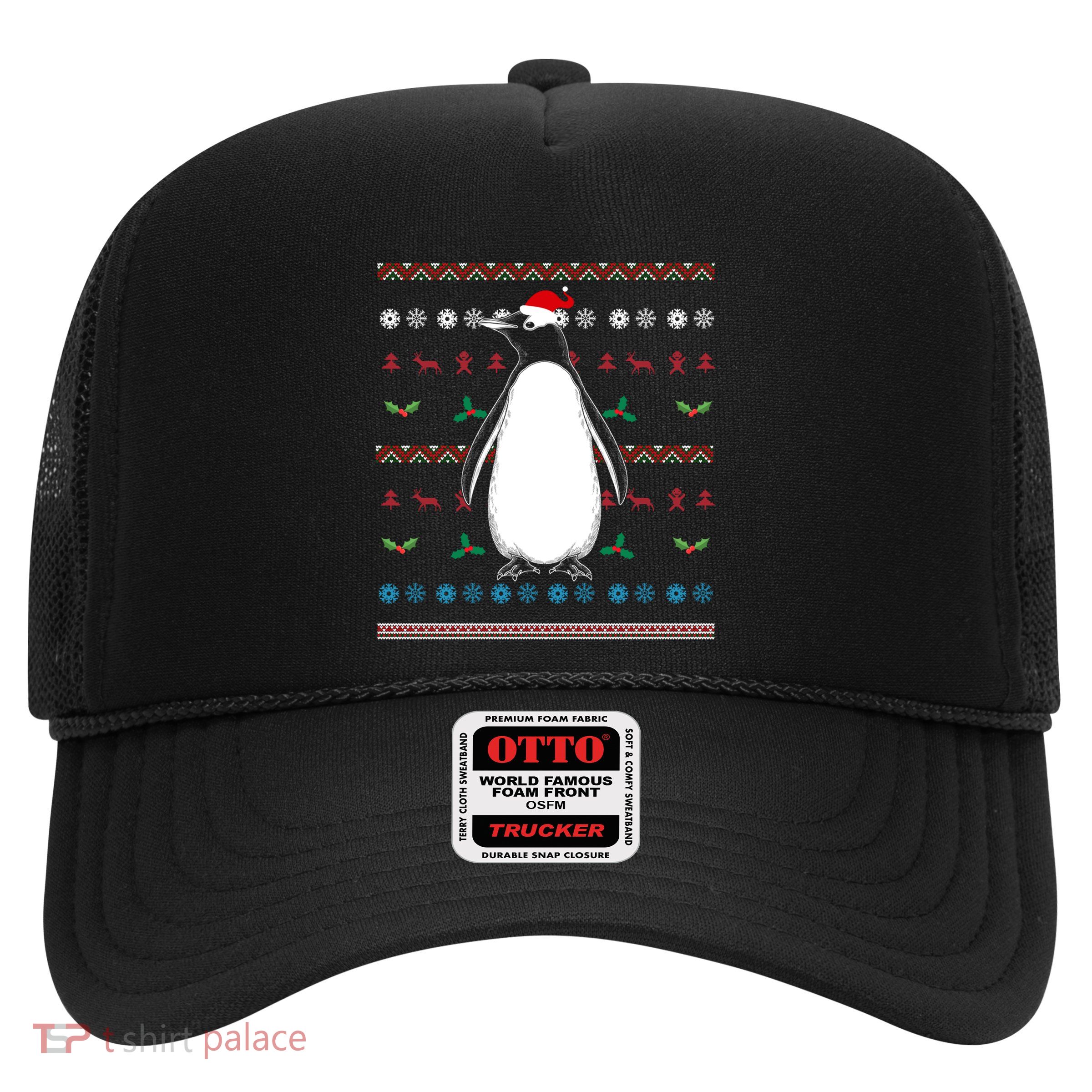 Ugly Christmas Zoo Animal Lover Merry Xmas Antarctic Penguin Great Gift Trucker Hat