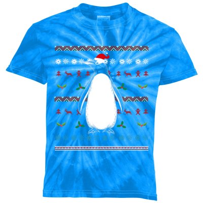 Ugly Christmas Zoo Animal Lover Merry Xmas Antarctic Penguin Great Gift Kids Tie-Dye T-Shirt