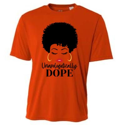 Unapologetically Dope Afro Black (2) Gift Cooling Performance Crew T-Shirt