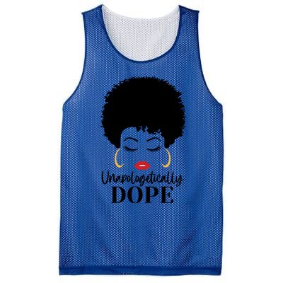 Unapologetically Dope Afro Black (2) Gift Mesh Reversible Basketball Jersey Tank