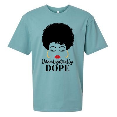 Unapologetically Dope Afro Black (2) Gift Sueded Cloud Jersey T-Shirt