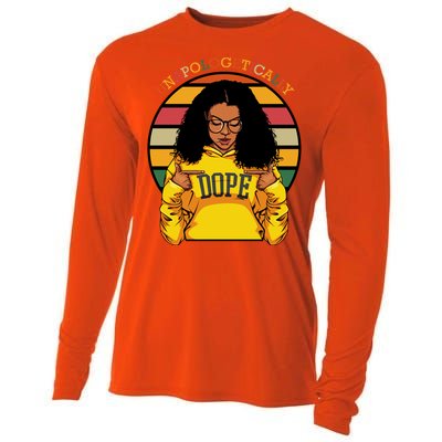 Unapologetically Dope Afro Pride Black History Month Gift Cooling Performance Long Sleeve Crew