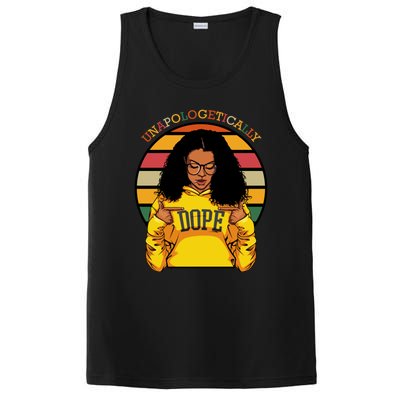 Unapologetically Dope Afro Pride Black History Month Gift PosiCharge Competitor Tank