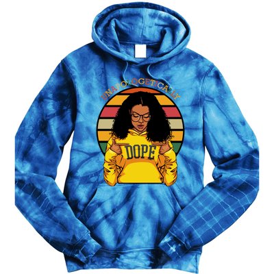 Unapologetically Dope Afro Pride Black History Month Gift Tie Dye Hoodie