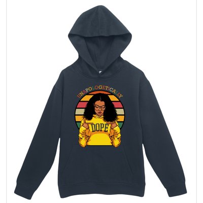 Unapologetically Dope Afro Pride Black History Month Gift Urban Pullover Hoodie