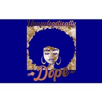 Unapologetically Dope Afro Black History Juneteenth Gift Bumper Sticker