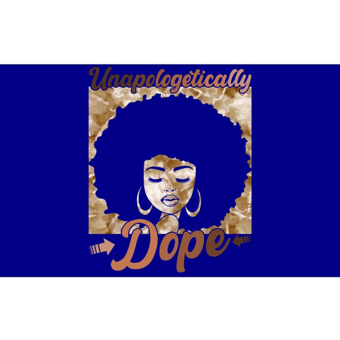 Unapologetically Dope Afro Black History Juneteenth Gift Bumper Sticker