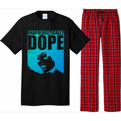 Unapologetically Dope Afro Melanin Black History Month Gift Pajama Set