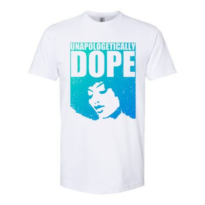 Unapologetically Dope Afro Melanin Black History Month Gift Softstyle CVC T-Shirt