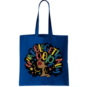 Unapologetically Dope Afro Words Black History Month Gift Tote Bag