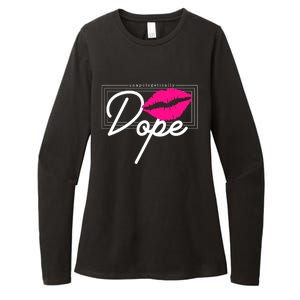 Unapologetically Dope Afro Words For Proud And Strong Funny Gift Womens CVC Long Sleeve Shirt