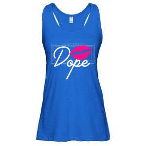 Unapologetically Dope Afro Words For Proud And Strong Funny Gift Ladies Essential Flowy Tank