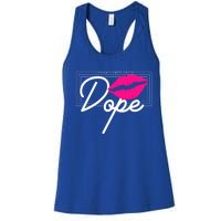 Unapologetically Dope Afro Words For Proud And Strong Funny Gift Women's Racerback Tank