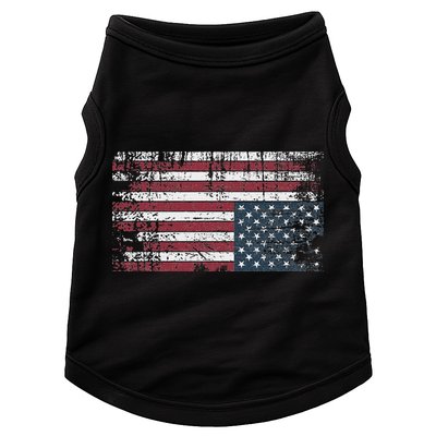 Upside Down American Flag Vintage Upside Down Usa Flag Doggie Tank