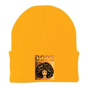 Unapologetically Dope Afro African American Black Bae Cute Gift Knit Cap Winter Beanie