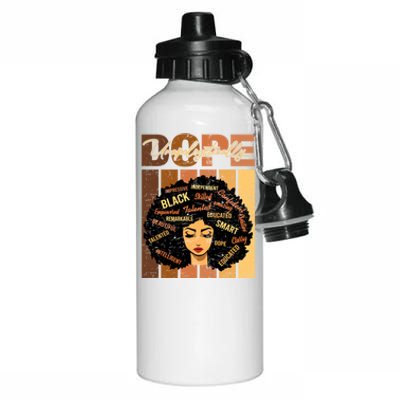 Unapologetically Dope Afro African American Black Bae Cute Gift Aluminum Water Bottle 