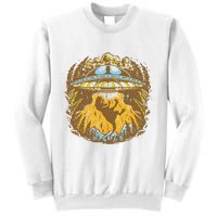 UFO Dinosaur Abduction Sweatshirt