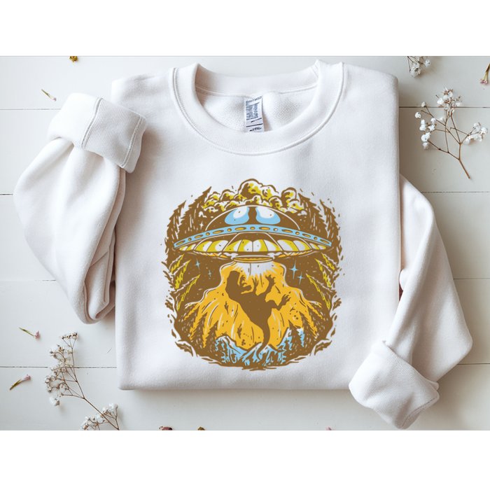UFO Dinosaur Abduction Sweatshirt