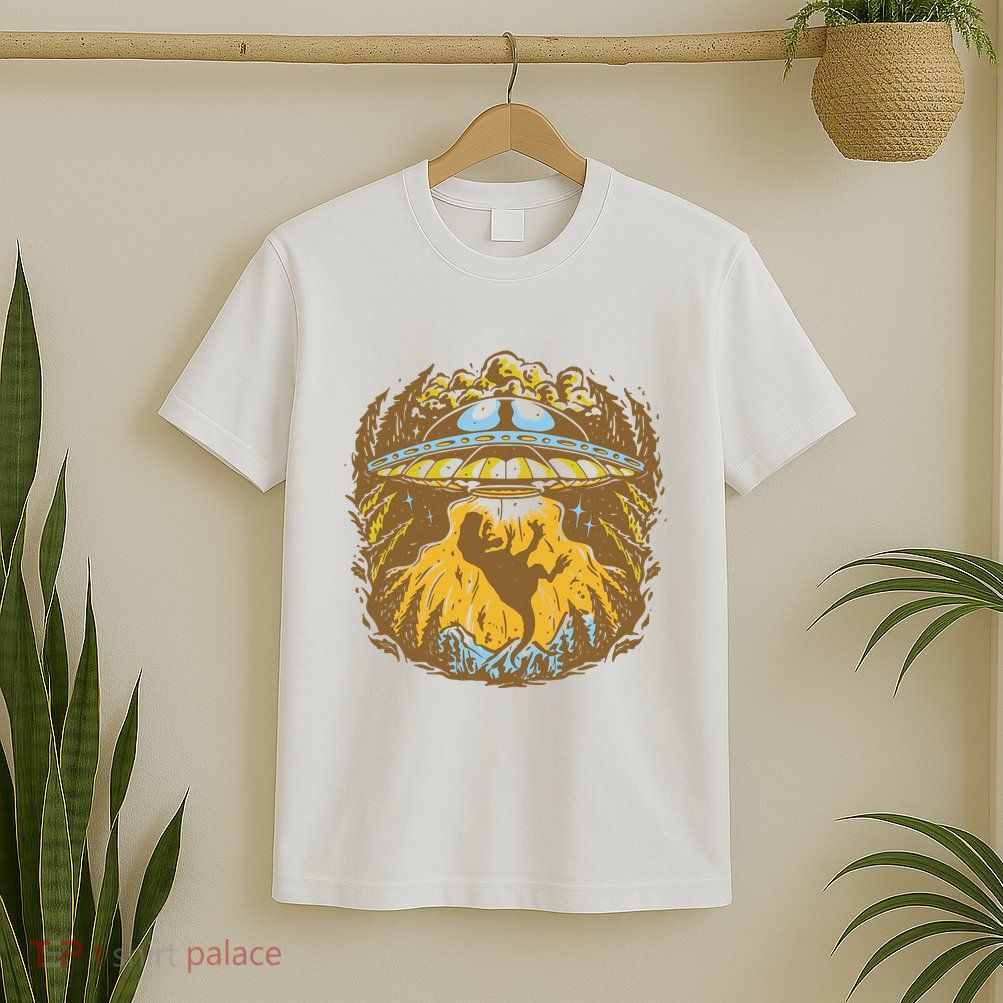 UFO Dinosaur Abduction T-Shirt