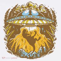 UFO Dinosaur Abduction T-Shirt