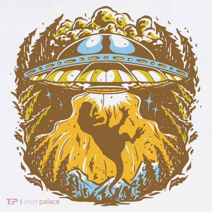UFO Dinosaur Abduction Button