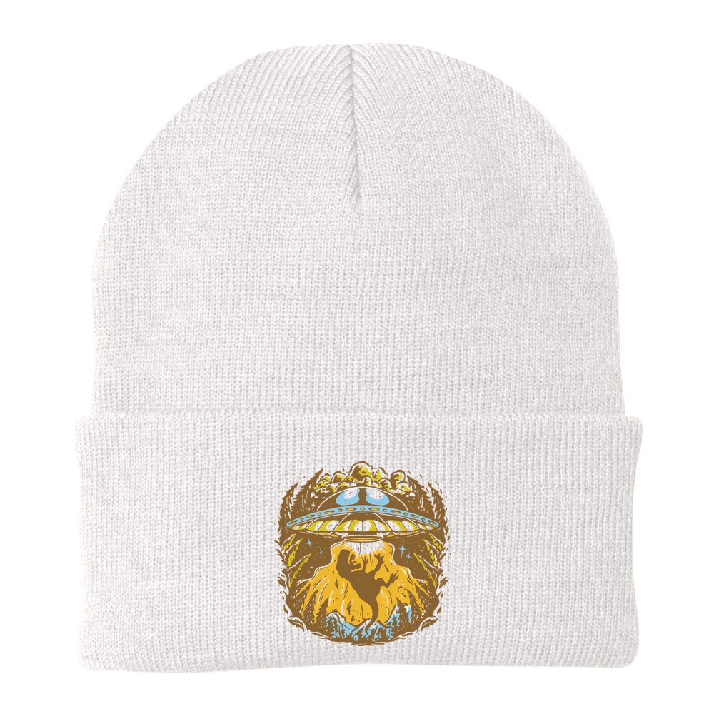 UFO Dinosaur Abduction Beanie