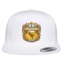 UFO Dinosaur Abduction Flatbill Hat