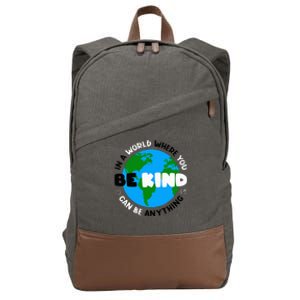 Unity Day AntiBullying Orange AntiBully Be Kind Cotton Canvas Backpack