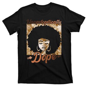 Unapologetically Dope Afro Black History Juneteenth T-Shirt