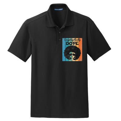 Unapologetically Dope Afro Black History Juneteenth Dry Zone Grid Polo