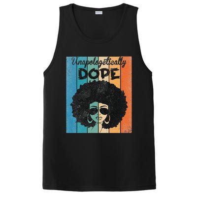 Unapologetically Dope Afro Black History Juneteenth PosiCharge Competitor Tank