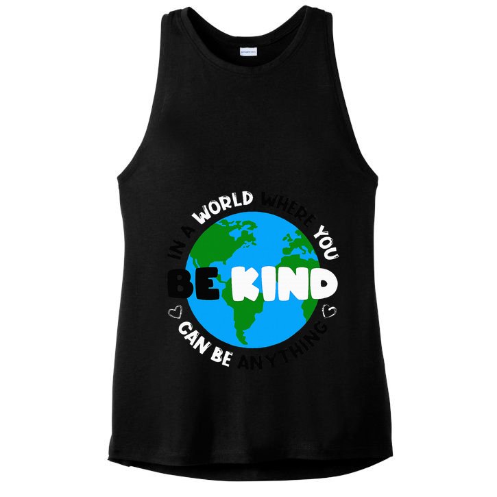 Unity Day AntiBullying Orange AntiBully Be Kind Ladies PosiCharge Tri-Blend Wicking Tank