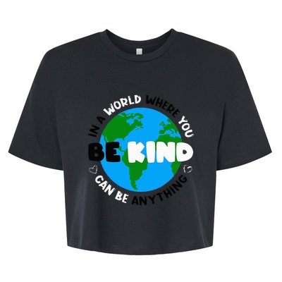 Unity Day AntiBullying Orange AntiBully Be Kind Bella+Canvas Jersey Crop Tee