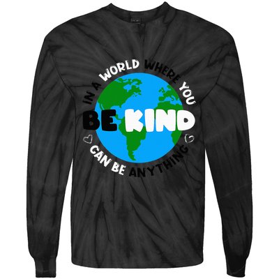 Unity Day AntiBullying Orange AntiBully Be Kind Tie-Dye Long Sleeve Shirt