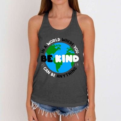 Unity Day AntiBullying Orange AntiBully Be Kind Women's Knotted Racerback Tank