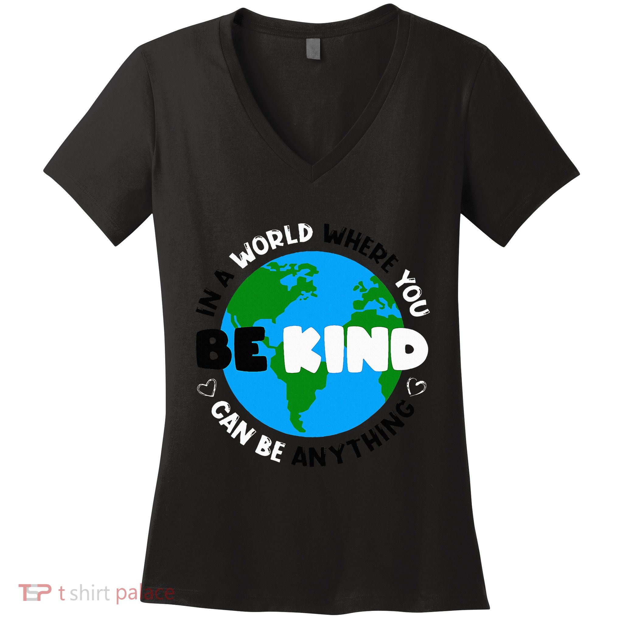 Unity Day AntiBullying Orange AntiBully Be Kind Women's V-Neck T-Shirt