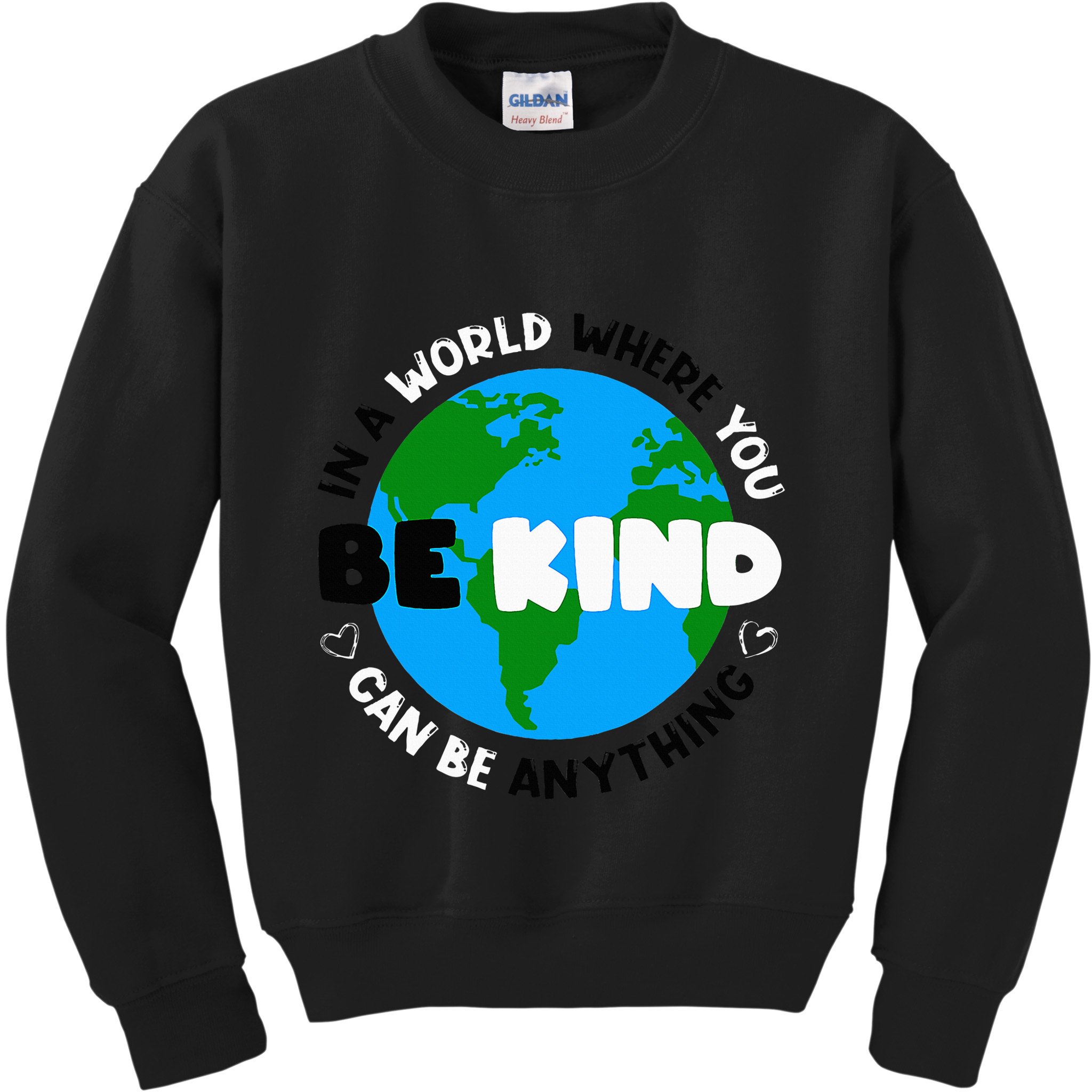 Unity Day AntiBullying Orange AntiBully Be Kind Kids Sweatshirt