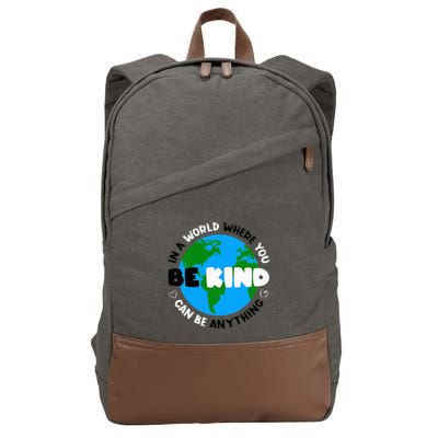 Unity Day AntiBullying Orange AntiBully Be Kind Cotton Canvas Backpack