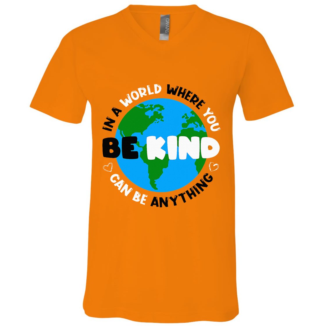Unity Day AntiBullying Orange AntiBully Be Kind V-Neck T-Shirt