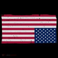 Upside Down American Flag Vintage Bag