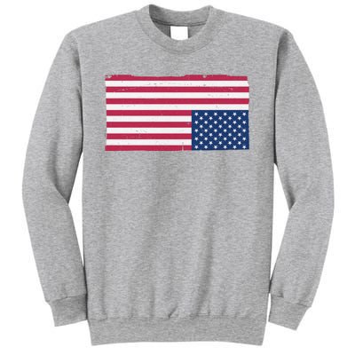 Upside Down American Flag Vintage Sweatshirt