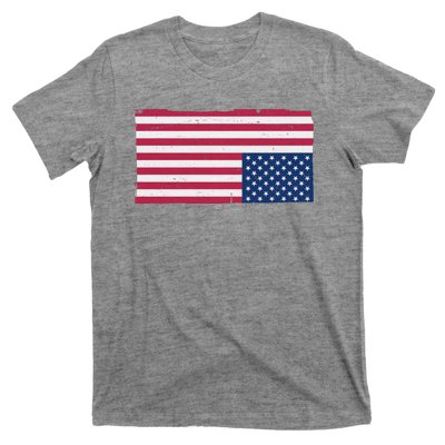 Upside Down American Flag Vintage T-Shirt