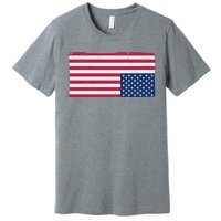 Upside Down American Flag Vintage Premium T-Shirt