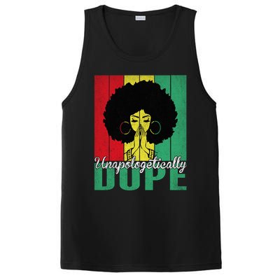 Unapologetically Dope Afro Black History Juneteenth Cool Gift PosiCharge Competitor Tank