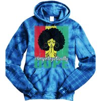 Unapologetically Dope Afro Black History Juneteenth Cool Gift Tie Dye Hoodie