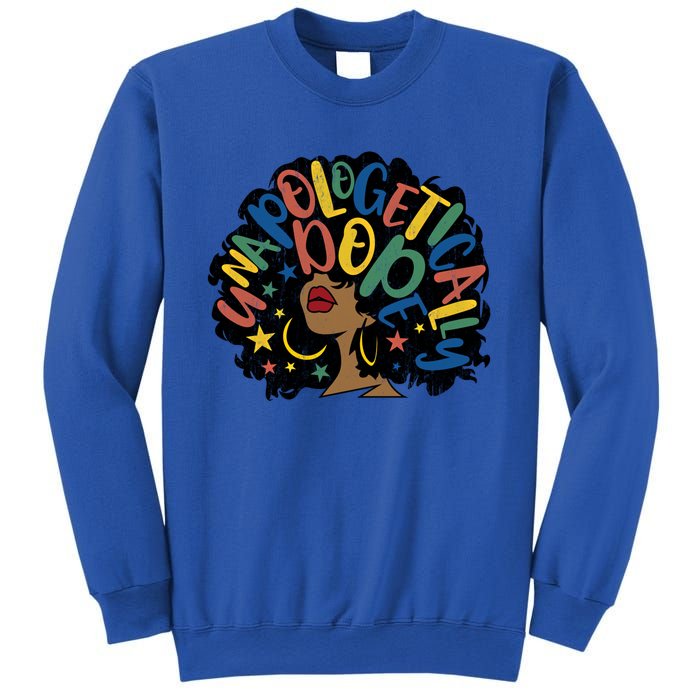 Unapologetically Dope Afro Words Black History Month Gift Sweatshirt