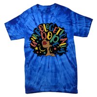 Unapologetically Dope Afro Words Black History Month Gift Tie-Dye T-Shirt