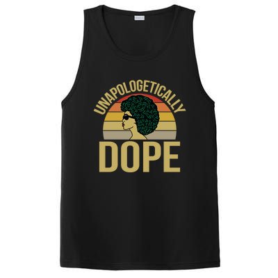 Unapologetically Dope Afro Natural Hair Cool Gift PosiCharge Competitor Tank